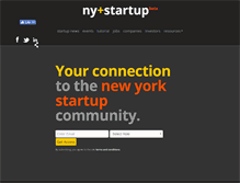 Tablet Screenshot of gonystartup.com